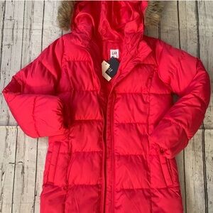 GAP Kids Vibrant pink Puffer Coat sale!